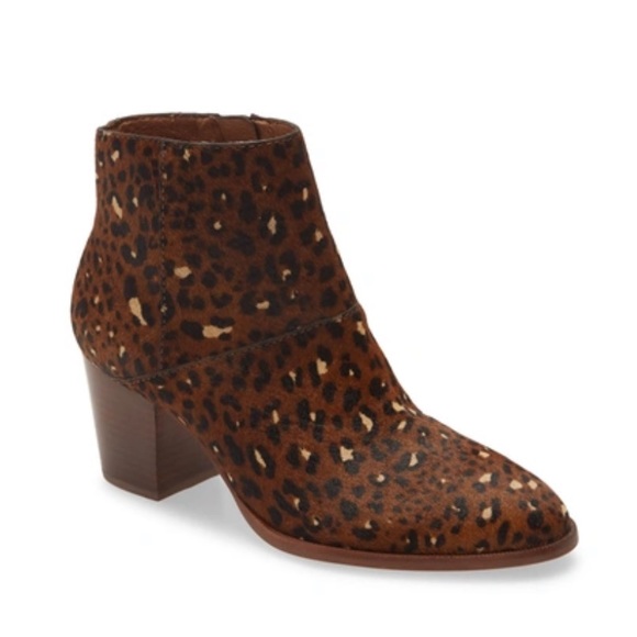 Madewell Shoes - NEW MADEWELL The Rosie Ankle Boot In Rich Brown Multi Calf Hair